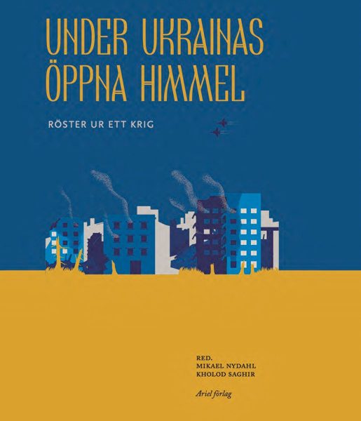 Omslaget till diktsamlingen Under Ukrainas öppna himmel