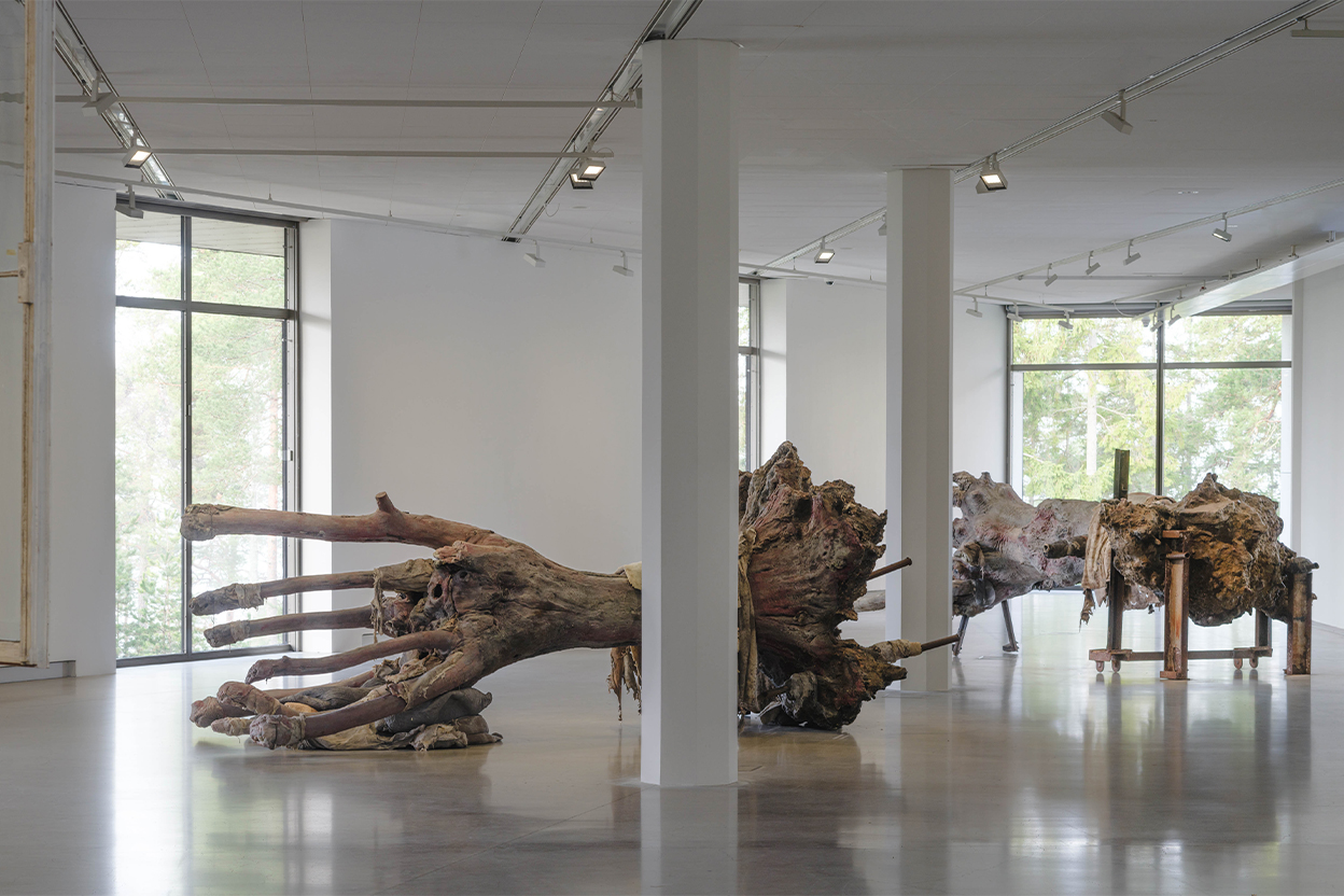 Skulpturerna Embalmed Twins I & II av Berlinde De Bruyckere