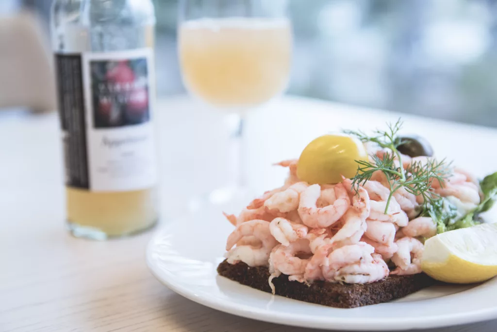 Räksmörgås.